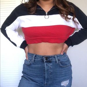 Forever 21 Cropped Sweatshirt